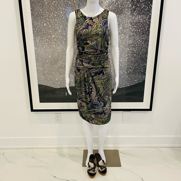 Etro Sleeveless Ruched Dress - Picture 6 of 11